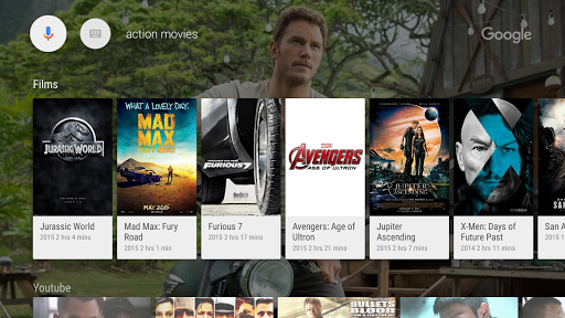 Google app for Android TV پی سی