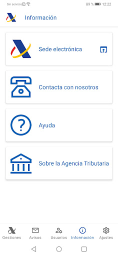 Agencia Tributaria الحاسوب